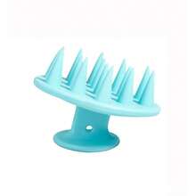 1pc Silicone Head Massager, Soft Shampoo And Hair Care Brush, Massage Shampoo Brush, Scalp Anti Itching Scratch Brush, Shower Brush - A - View 2