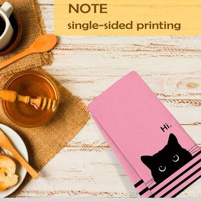 1 chiếc khăn lau bếp hình mèo sọc đen dễ thương, khăn lau bát đĩa, khăn lau tay, khăn trang trí nhà bếp, quà tặng hàng xóm, quà tân gia cho bạn bè, quà tặng mẹ, quà sinh nhật bạn bè.