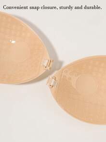 2/1对粘性聚拢文胸，可重复使用无肩带前扣式隐形乳贴，女士内衣及配饰 - 彩色 - 查看 3