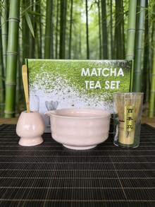 4 piezas Cuenco de cerámica con rosca de varios estilos, juego de té, preparación de matcha, elaboración de postres y pasteles, herramientas para hacer té, fácil de transportar y usar, cuenco para ceremonia del té japonesa para reuniones de negocios, apreciación del arte, viajes y ocio - Multicolor - Ver 13