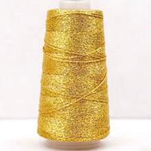 Crochet Knitting Yarn, Gold & Silver Hollow Tube Yarn, Handmade Craft Yarn Suitable For Doll, Accessories, Bags And Other DIY Projects - Multi-color 50g - View 21