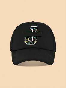 Mũ lưỡi trai lưới trẻ em in hình khủng long hoạt hình và 26 chữ cái, kiểu dáng thời trang, đa năng, thích hợp làm quà tặng, cho bé trai sử dụng hàng ngày, đi du lịch, cắm trại, leo núi. - màu đen - Xem 24