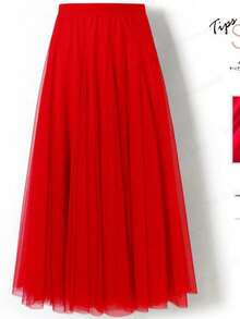 1pc Satin Maxi Dress, Suitable For Ball, Halloween, Cosplay And Party, Available In White, Pink, Burgundy, Light Pink And Bright Pink - Multicolor - View 12