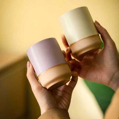 复古中东风情创意陶瓷杯，批发手工粗陶浓缩咖啡杯、拿铁杯