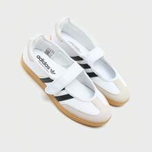 Adidas Samba Jane White Black Gum (Women's) - White - View 1