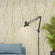 1 Roll Non-Adhesive Cracked Pattern Wallpaper, Simple Personalized Pastoral Style For Study, Living Room, Student Dorm Wall Repair - 9701 - View 3