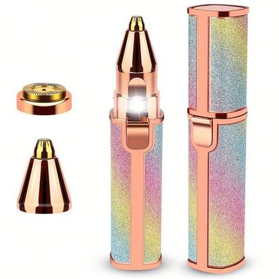 Máy tỉa lông mày và tẩy lông mặt điện 2 trong 1 dành cho nữ