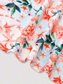 2 Pieces Women's Floral Chiffon Dress & Elegant Romantic Date Outfit Summer Spring - Nhiều màu 2 - Xem 5