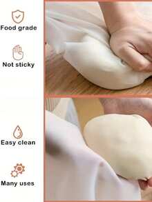 Multi Functional Silicone Kneading Bag, Flour Mixing Bag, Multi-Functional Dough Mixing Bag, Suitable For Bread, Pastries, Pizza, Corn Tortillas, Flour Mixing Bag, Storage Bag, Cooking Tools, Kitchen Essential Tools, And Can Also Be Used As A Storage Bag - Multicolor - View 8