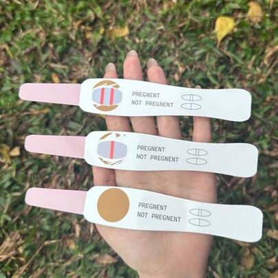 Pink Pregnancy Test Game For Baby Shower Activities With Scratch Off Game 36 Pack For Girl
