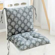 Juego de 2 cojines para silla de jardín para interior y exterior con respaldo extraíble 40 x 80 cm cojín para silla - Antideslizante(c) - Ver 3