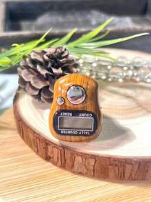 电子念珠戒指，手指电子念珠祈祷戒指计数器，数字显示便捷戒指计数器，减压手压计数器，适用于商务、祈祷计数、节日礼物 - 多色 - 查看 14