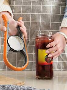 2pcs Can Opener & Bottle Opener Set, Suitable For People With Weak Hands, Multi-Function Manual Jar Opener Easily Removes Lids, Non-Slip Handle, Convenient For Users With Less Strength, Effort-Saving Kitchen Tool - View 3