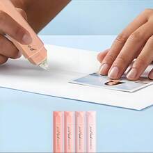 4片/套点状胶带套装,高容量,手工、剪贴簿、照片粘贴、学校和办公必备文具,不留残胶,快干,返校用品,渐变色双面胶带,粘性强 - 套裝 - 查看 10