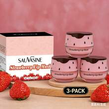 草莓唇膜，保湿滋养，神经酰胺NP修护唇部护理，令双唇柔软红润，夜间唇部护理 - 全部 - 查看 9