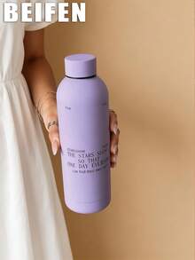 1 bình nước 500ml/17oz dòng Starry Shining, cốc miệng nhỏ, bình giữ nhiệt hai lớp bằng thép không gỉ, bình chân không, thích hợp cho du lịch & hoạt động ngoài trời, văn phòng, phòng tập thể dục, đi làm, cốc cà phê, cốc đáy phẳng, cốc trên xe hơi, đồ uống dùng được cả bốn mùa, quà tặng tựu trường, quà sinh nhật, quà tặng ngày lễ. - Nhiều màu - Xem 7