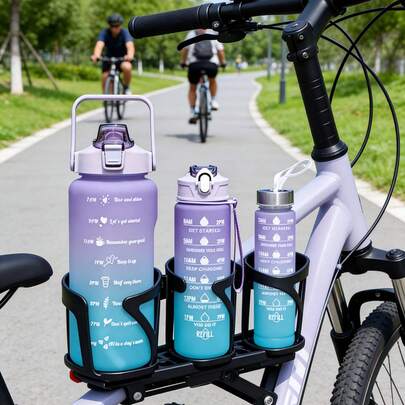 时尚哑光渐变水瓶，防漏便携两用运动水瓶，适合健身和户外活动