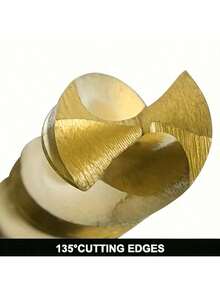 Bộ 19 mũi khoan xoắn HSS-Co bằng thép Cobalt kèm hộp kim loại, thích hợp cho thép không gỉ, gỗ, nhôm, nhựa, thiết kế thay mũi nhanh. - 19 chiếc - Xem 5