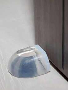 6pcs Transparent Waterproof Odorless Wedge Pads, Multi-Functional Rubber Textured Design For Leveling Furniture, Adjusting Uneven Doors And Floors, Hard Surface Pads, And Stackable Door Stops. - Multicolor - View 4
