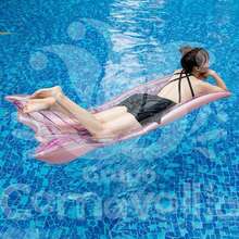 Inflable Cola Sirena Rosa Colchon Flotador Alberca Salvavida - Rosa coral - Ver 2