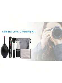 Kit Pembersih Multifungsi 8-in-1, 6-in-1, 4-in-1, 3-in-1, Termasuk Blower Udara, Sikat, Kain Mikrofiber, Tidak Perlu Cairan, Cocok Untuk Sensor CCD, Kamera, Keyboard, Elektronik, Ponsel, Alat Pembersih Penting Untuk Rumah, Kantor, Perjalanan - View 8