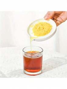 1 máy xay thực phẩm bằng gốm kèm cọ, dụng cụ nghiền khoai tây đa năng bằng gốm, máy xay gừng tỏi cà rốt cầm tay, dụng cụ nhà bếp - trắng - Xem 8