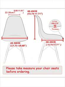 1/2 chiếc bọc ghế họa tiết kẻ caro trừu tượng màu xám đậm, bọc ghế ăn gia đình đa năng, dày dặn, chống bẩn, chống trầy xước, chống bụi, độ đàn hồi cao, dùng được cả bốn mùa. - Màu xanh Bạc hà - Xem 2