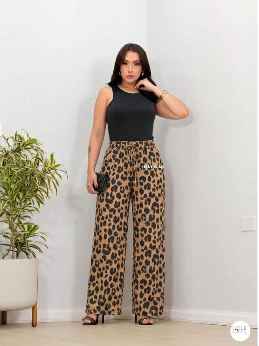 Wide-Leg Pants In DUNA Fabric, Unlined, Woven Fabric WITHOUT Elastane, With Pockets (Size Chart Available) - Ounce - View 1