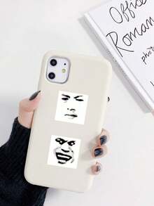 500 Pcs Roll Rage Comic Style Meme Face Stickers – 14 Classic Text-Free Expressions, Waterproof Adhesive For Stress Relief Journals, Social Fun & Prank Decoration Funny Stickers Kindle Scrapbook Supplies Laptop Sticker - Funny Emojis - View 7