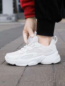 Giày thể thao trắng dành cho thanh thiếu niên, giày casual đi học, giày trắng dành cho sinh viên, phù hợp cho mọi mùa. - trắng - Xem 2