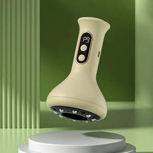 USB Rechargeable Electric Massage Device - Gua Sha Tool, High Suction, Suitable For Full Body Muscle Relaxation - Great For Home Use On Abdomen, Back And Legs, Massage Tool, Perfect Gift For Women, 1200mAh