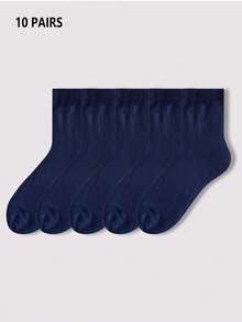 1/10/12 Đôi tất nam, tất lụa công sở mùa hè, tất mỏng thoáng khí tối giản dài đến bắp chân, đa năng để mang hàng ngày. - Nhiều màu - Xem 14