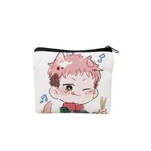 Jujutsu Kaisen 1 chiếc túi tote vải canvas in hình nhân vật hoạt hình Gojo Geto Megumi Yuji Sukuna dễ thương, túi đựng văn phòng phẩm học sinh, túi đựng đồ dùng nghệ thuật, túi đựng mỹ phẩm trang điểm. - Nhiều màu - Xem 9