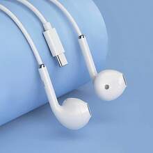 适用于 /Lightning 接口的入耳式耳机，有线 EarPods 耳机，配备 Lightning 接口，内置遥控器，可控制音乐、通话和音量，兼容 14/13/12/11/XR/XS/X/8/7/SE/Pro/Pro Max，支持免提通话、曲目控制和内置麦克风。 - 查看 7