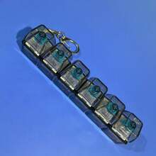 Fidget Keychain Multi-Key Click Toy - Portable Keyboard Simulator For Anxiety & Focus, Silent Office Desk Gadget, Stress Relief Gift For Adults - Multicolor - View 10