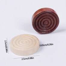 24Pcs Chess Game Accessories Backgammon  Wooden Draughts Checkers Pieces - A - 查看 3