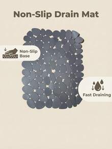 Thảm phơi bát đĩa, thảm chống trượt nhà bếp, thảm thoát nước bát đĩa - Màu xanh bụi bặm - Xem 10