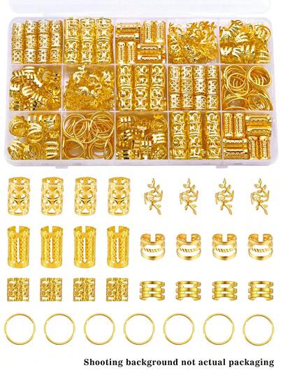 80pcs Adjustable Metal Hair Clips, Hair Accessories, Hair Ties, Hair Braids Decorations For Girl