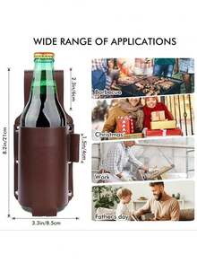 1个皮革枕形化妆包，多层大容量旅行洗漱用品收纳包 - 彩色 - 查看 3