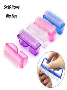 Juego de 2/4/6/8/10 piezas de cepillos para uñas, cepillos de limpieza para dedos de las manos y los pies, unisex - Multicolor - Ver 2