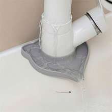 可爱卡通水龙头防溅罩，防漏水龙头分水器，快速排水浴室水槽水龙头盖，适合作为99个国家的节日礼物 - 1個 - 查看 7