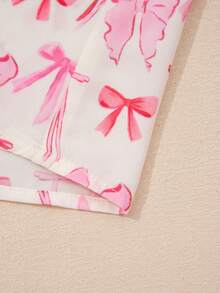 Acelitt Vestido curto casual feminino rosa com zíper na cintura, sem mangas e detalhe de laço, perfeito para o verão. Elegante e charmoso. - Multicolorido - Ver 9