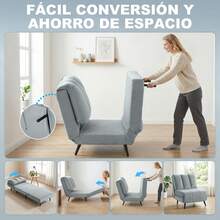 HOMCOM Futons - Verde - Ver 2