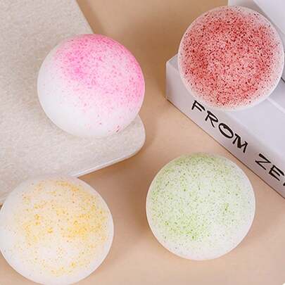 1pc Mochi Egg Yolk Squeeze Toy, Slow Rebound Stress Relief Mochi Squeeze, High Quality Aesthetic, Suitable For Teenagers/Adults, Can Be Used As Home Decor, Wedding/Party Ornament, Birthday/Anniversary/Mother's Day Gift