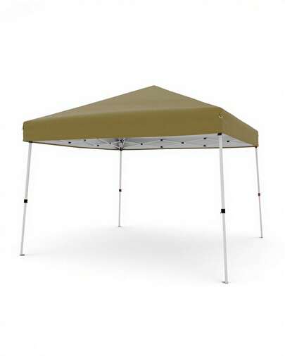 Techigher Pop Up Gazebo 3m X 3m, One Push Instant Pop Up Outdoor Canopy Tent, Adjustable Height, Portable Shelter With Carry Bag & Slant Legs, Heavy Duty Garden Event Shelter For Patio Deck Garden Beach