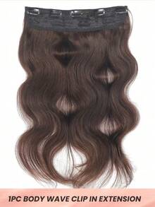 Tóc nối kẹp dài 16-26 inch, tóc nối liền khối, kiểu sóng nhẹ, làm từ tóc thật. - Nhiều màu - Xem 32