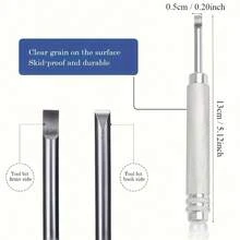 1 chiếc dụng cụ mở vỏ đồng hồ cao cấp, dụng cụ mở nắp lưng đồng hồ bằng kim loại đa năng dễ sử dụng – Lựa chọn quà tặng lý tưởng, bộ dụng cụ sửa chữa đồng hồ, dụng cụ sửa chữa đồng hồ - Nhiều màu - Xem 2