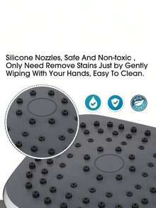 Vòi sen vuông 4 inch thời trang này đa chức năng và thiết thực, mang đến luồng nước mạnh mẽ và sang trọng. Sản phẩm có vòi phun silicon nhỏ gọn và thiết kế đầu vòi sen gắn tường có thể tháo rời. Hình dạng vuông tối giản và chất liệu nhựa bền chắc, kết hợp với công nghệ tiết kiệm nước áp suất cao, mang đến trải nghiệm tắm như mưa rào. - Nhiều màu - Xem 8