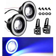 2 LED Angel Eye Fog Lights 3.5 Inch Universal Car - A - View 8