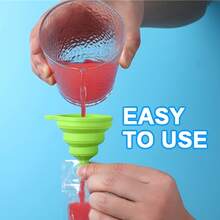 100/50/10 túi làm kem que kèm phễu, túi làm kem que dùng một lần, thích hợp để làm kem que, sữa chua và các món ăn đông lạnh. - Nhiều màu - Xem 8